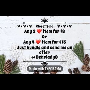 ❤️❤️❤️Closet sale!!!❤️❤️❤️